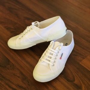Superga White Canvas Sneakers
